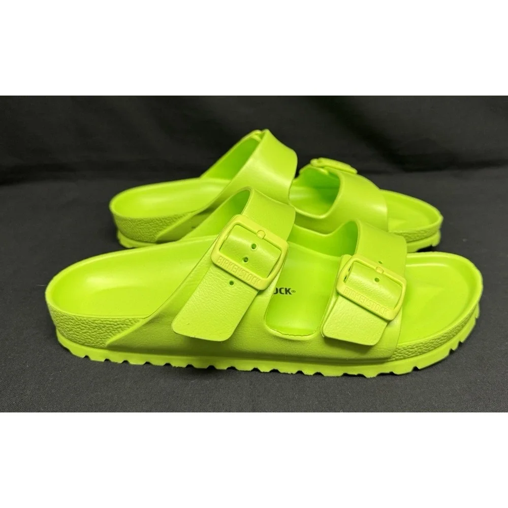 Birkenstock Arizona EVA Active Lime Women Size 10/Men 8 EU 41 Nearly New - Picture 2 of 10